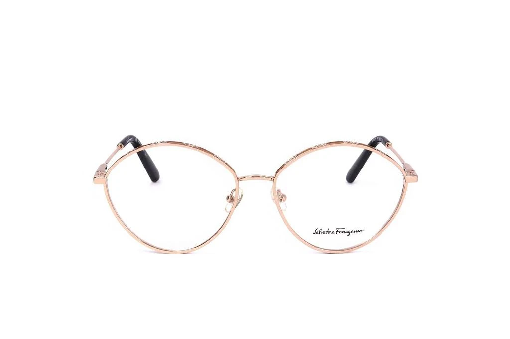 商品Salvatore Ferragamo|Salvatore Ferragamo Eyewear Oval Frame Glasses,价格¥1078,第1张图片