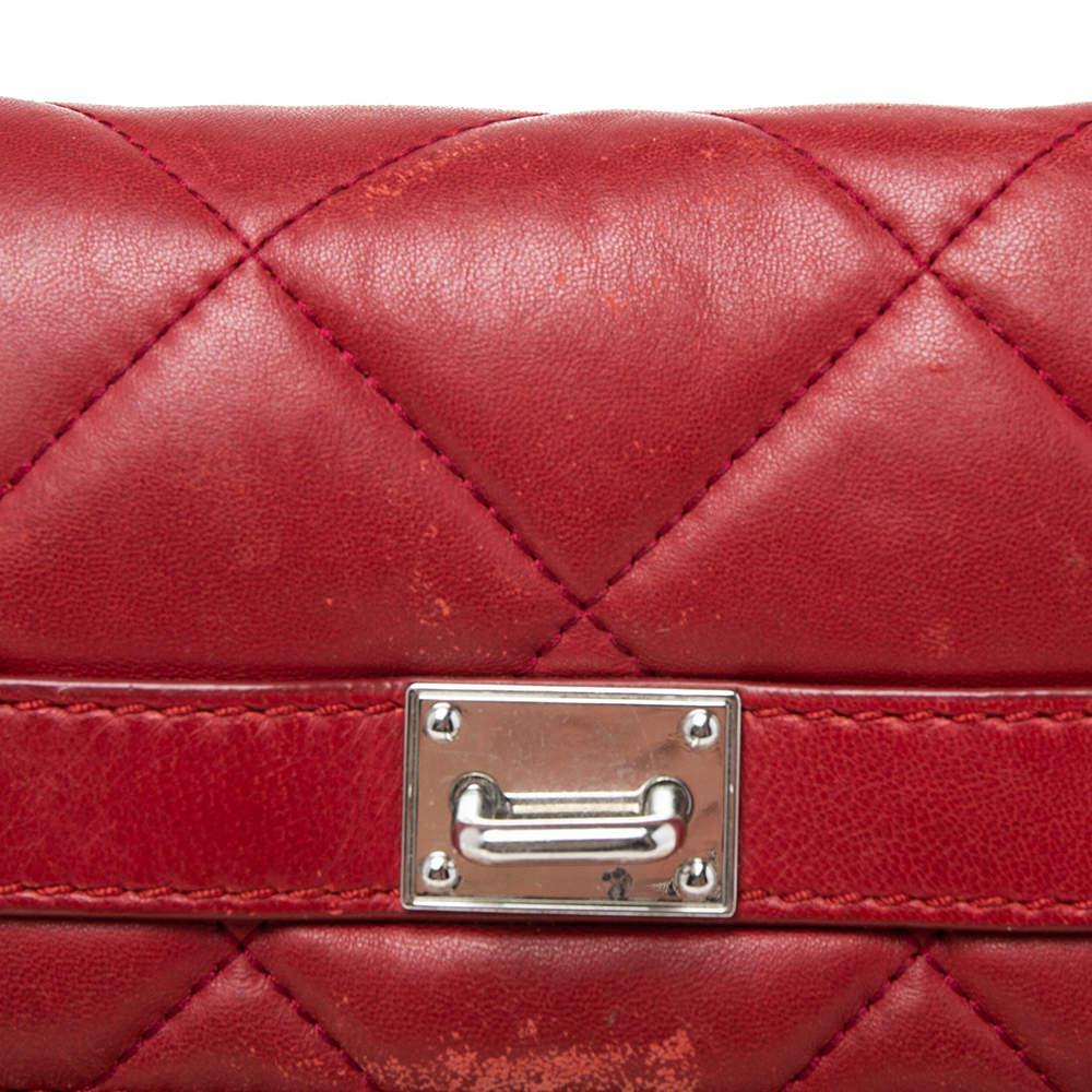 商品[二手商品] Michael Kors|MICHAEL Michael Kors Red Quilted Leather Sloan Shoulder Bag,价格¥832,第7张图片详细描述