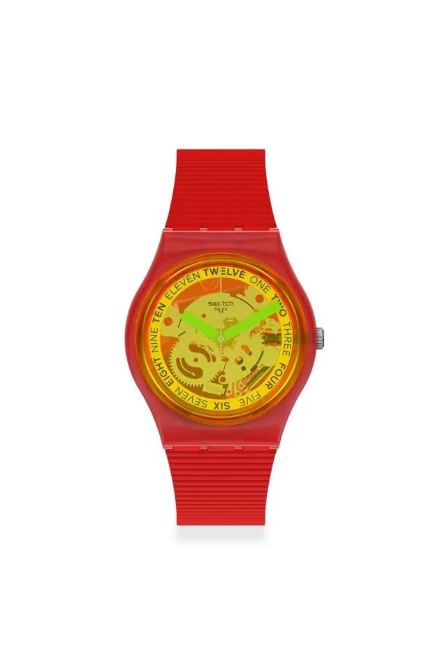 商品Swatch|Swatch Retro-Rosso Watch,价格¥605,第3张图片详细描述