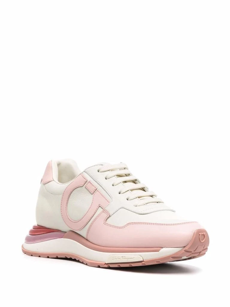 商品Salvatore Ferragamo|Salvatore ferragamo women's pink leather sneakers,价格¥6049,第2张图片详细描述