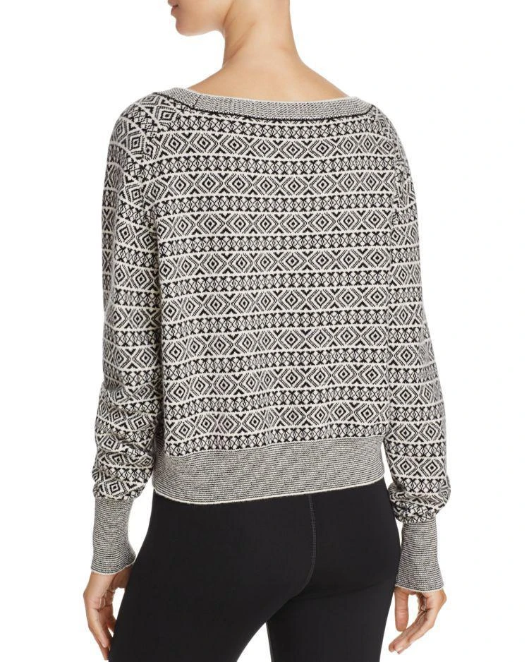 商品Theory|Relaxed Boat Neck Jacquard Sweater ,价格¥450,第2张图片详细描述