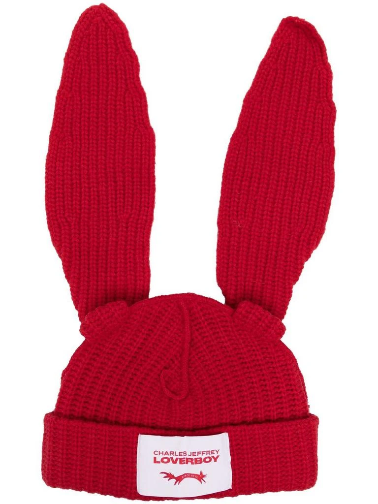 商品Charles Jeffrey Loverboy|CHARLES JEFFREY LOVERBOY - Chunky Rabbit Beanie,价格¥1352,第1张图片