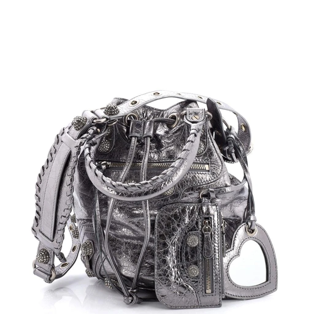 商品[二手商品] Balenciaga|Le Cagole Giant Studs Bucket Bag Leather XS,价格¥6931,第1张图片