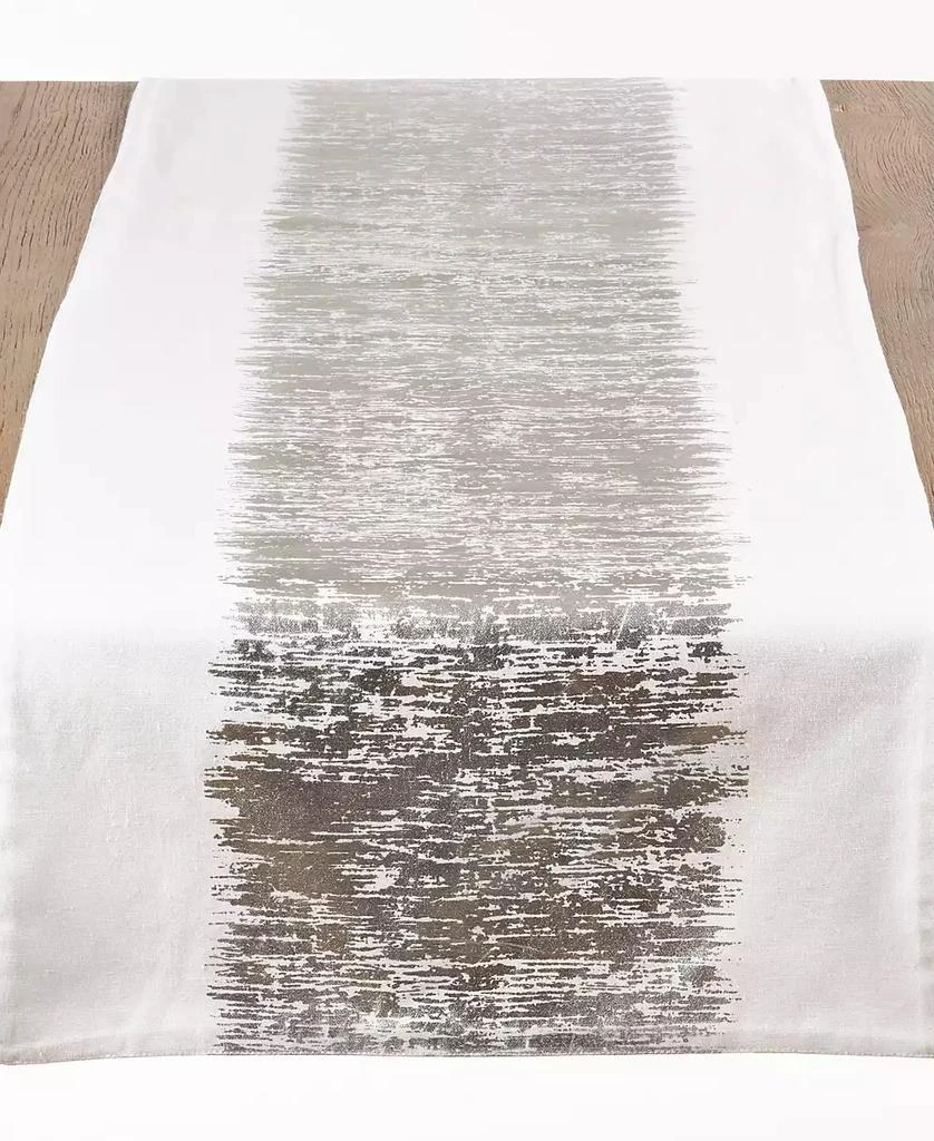 商品Saro Lifestyle|Table Runner with Metallic Banded Design, 108" x 16",价格¥425,第1张图片