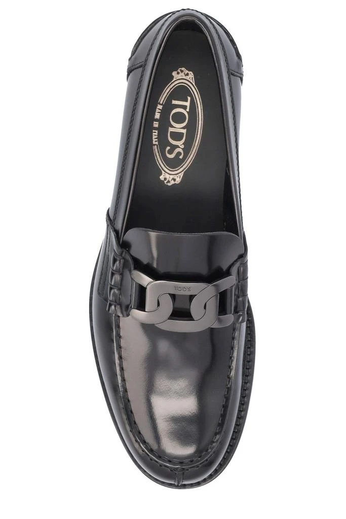商品Tod's|Tod's Chain-Link Detailed Slip-On Loafers,价格¥3207,第4张图片详细描述