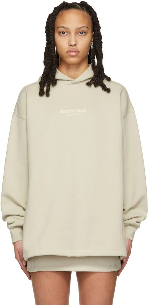 商品Essentials|Beige Relaxed Hoodie,价格¥295,第1张图片