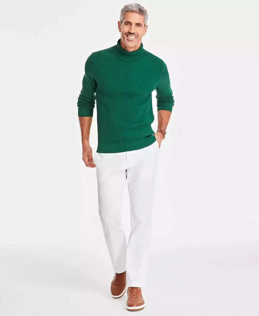 商品Club Room|Men's Textured Cotton Turtleneck Sweater, Created for Macy's,价格¥144,第3张图片详细描述