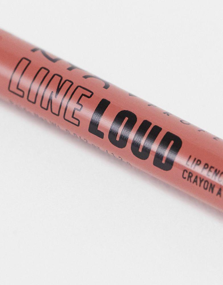 NYX Professional Makeup Longwear Line Loud Matte Lip Liner - Goal Getter商品第4张图片规格展示