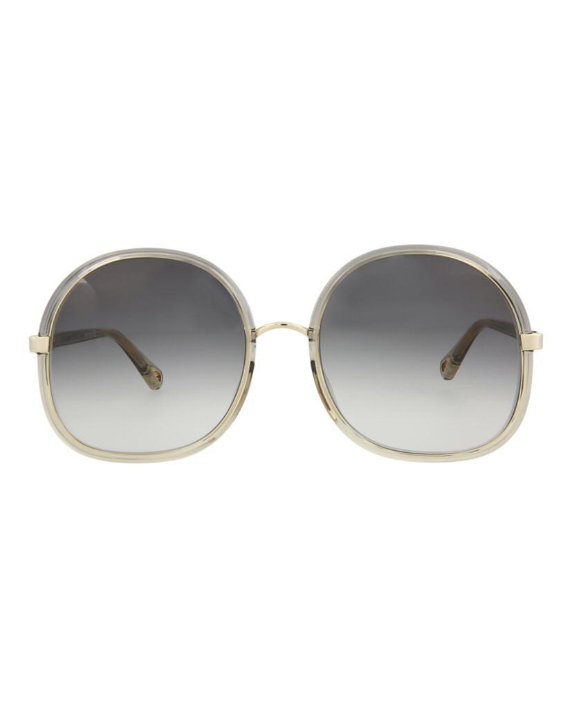 商品Chloé|Chloe Round-Frame Injection Sunglasses,价格¥917,第1张图片