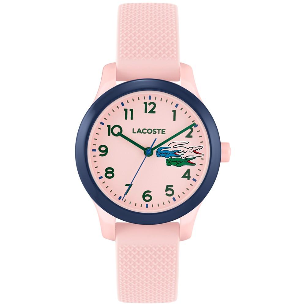 Kids' Lacoste 12.12 Pink Silicone Strap Watch 32mm商品第1张图片规格展示