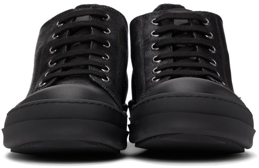 商品Rick Owens|Foil Denim Low Sneakers,价格¥4703,第4张图片详细描述