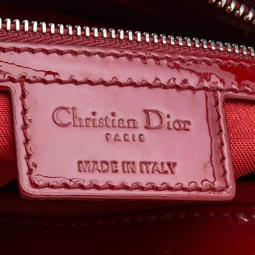 Dior Red Cannage Patent Leather Large Lady Dior Tote 商品