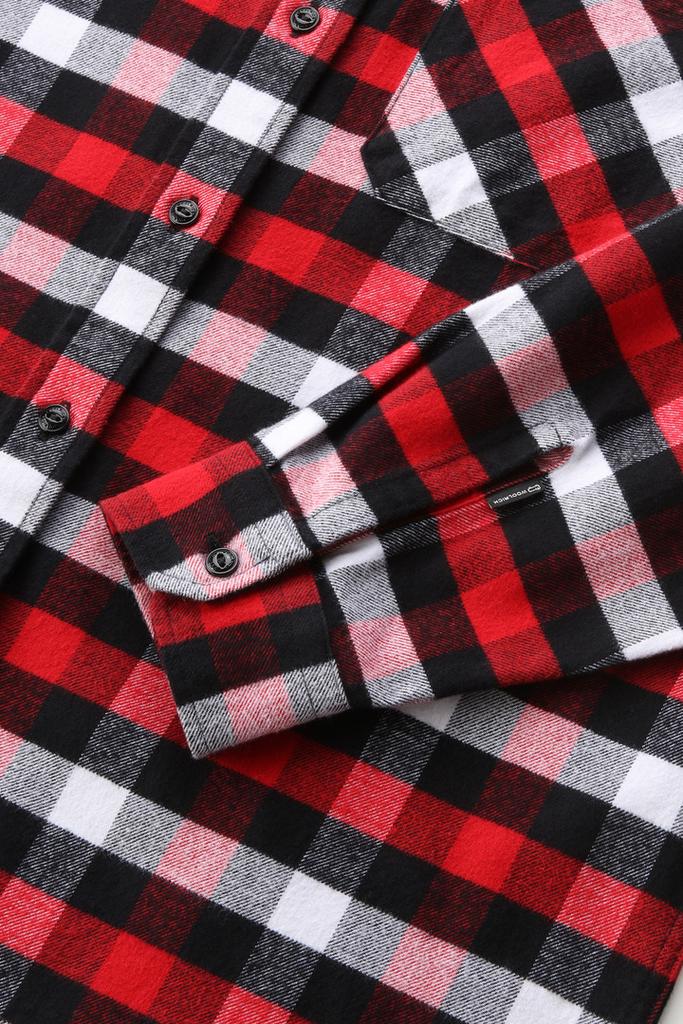 Traditional Buffalo Check Flannel Shirt商品第7张图片规格展示