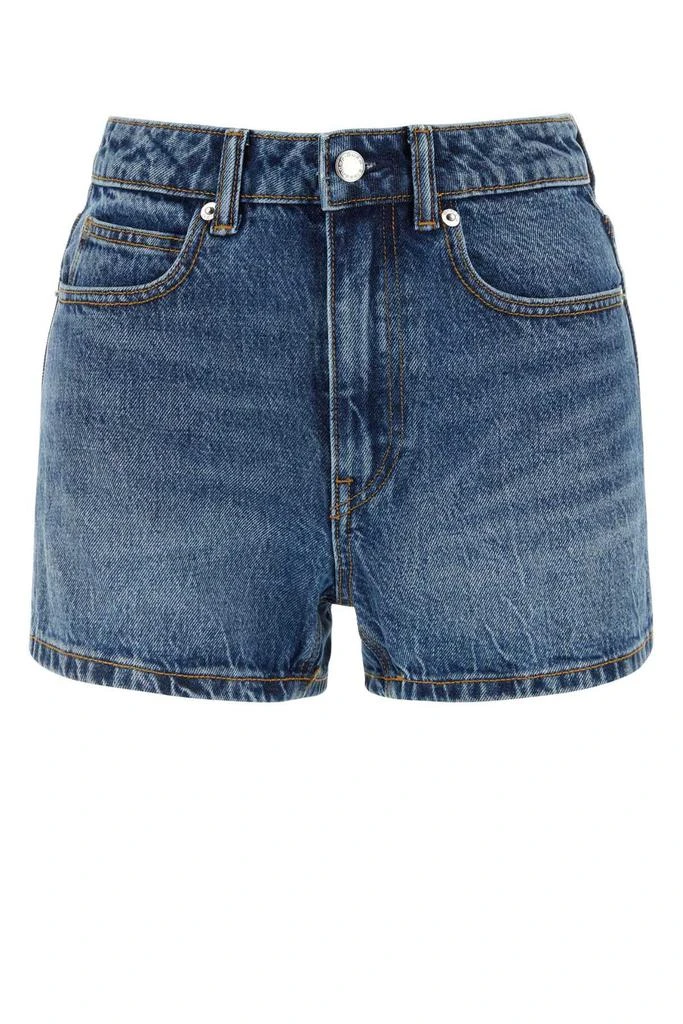 商品Alexander Wang|Alexander Wang Shorty High Rise Denim Shorts,价格¥1862,第1张图片