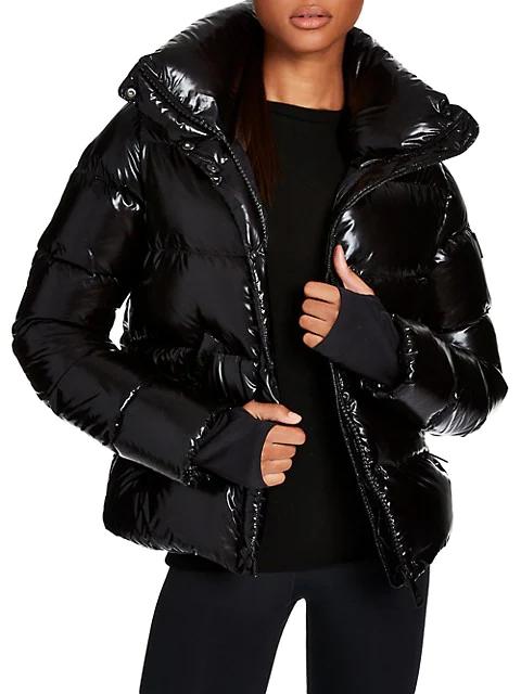 Isabel Glossy Down Puffer Jacket商品第4张图片规格展示