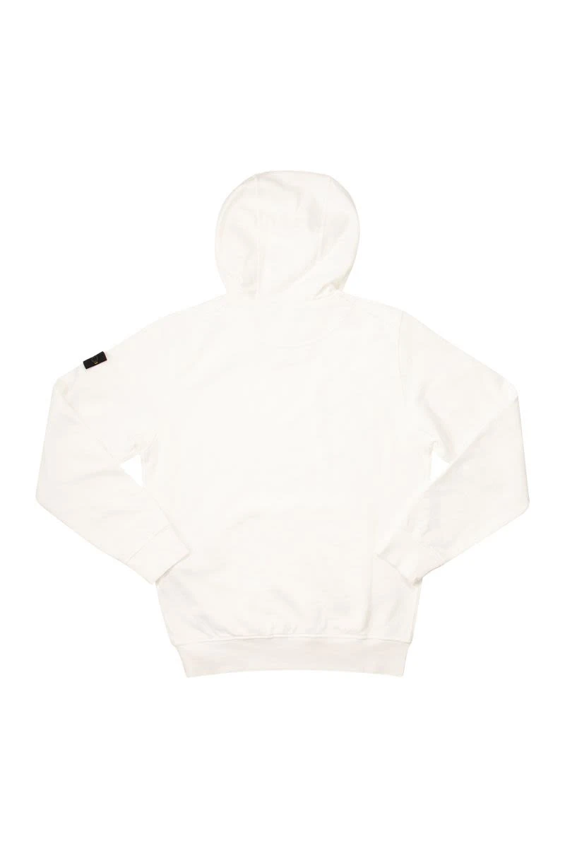 商品【商品预售7天】 Stone Island|Stone Island 男童针织毛衣 781661640V0001 白色,价格¥807,第3张图片详细描述