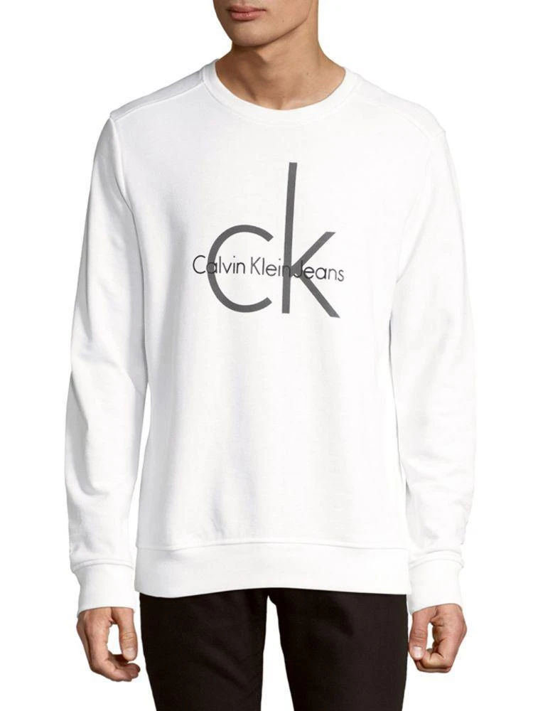 商品Calvin Klein|Logo Cotton 卫衣,价格¥276,第1张图片