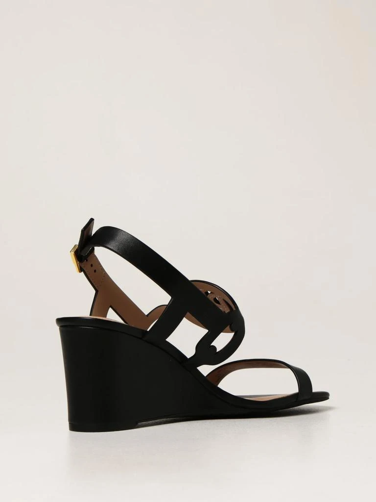 商品Ralph Lauren|Lauren Ralph Lauren wedge sandals in leather,价格¥501,第3张图片详细描述