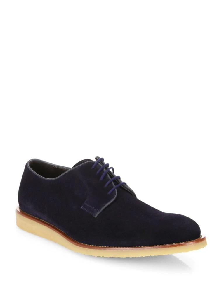 商品To Boot New York|Jack Suede Wedge Buck Oxfords,价格¥914,第1张图片