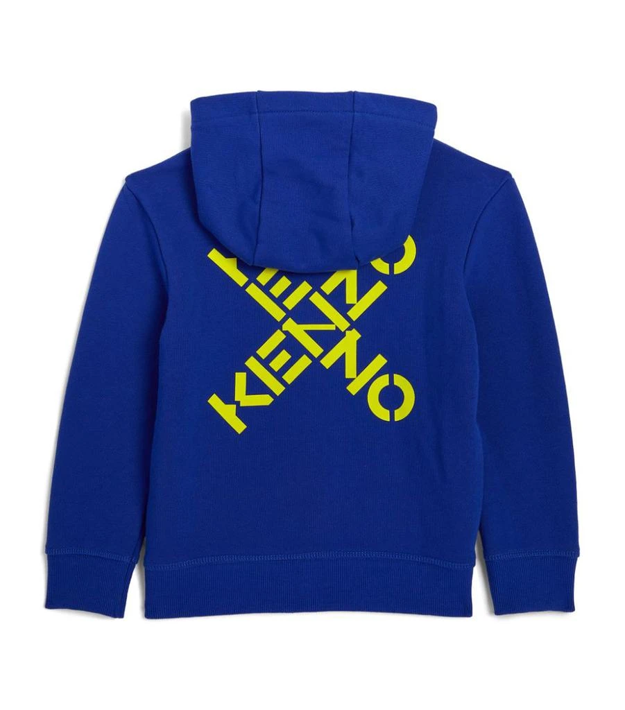 商品Kenzo|Little X Zip-Up Hoodie (2-12 Years),价格¥588,第3张图片详细描述