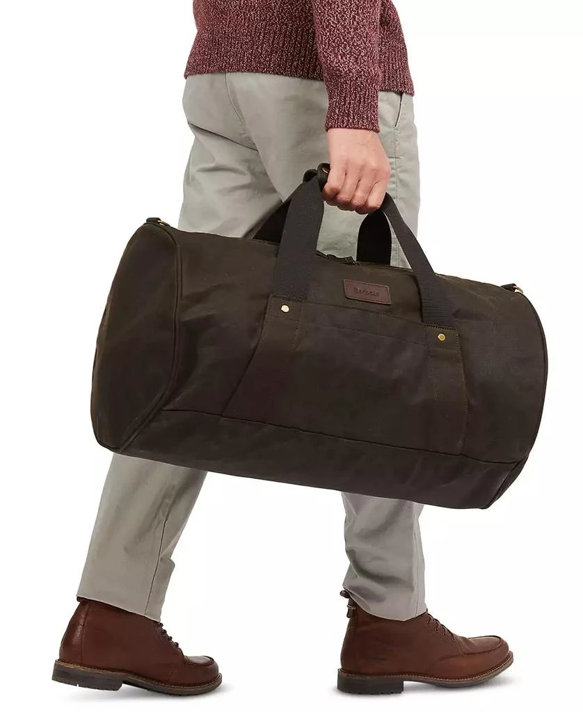 商品Barbour|Men's Explorer Waxed Duffel Bag,价格¥1898,第4张图片详细描述