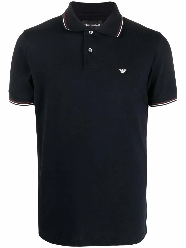 商品Emporio Armani|EMPORIO ARMANI - Logo Cotton Polo Shirt,价格¥776,第1张图片