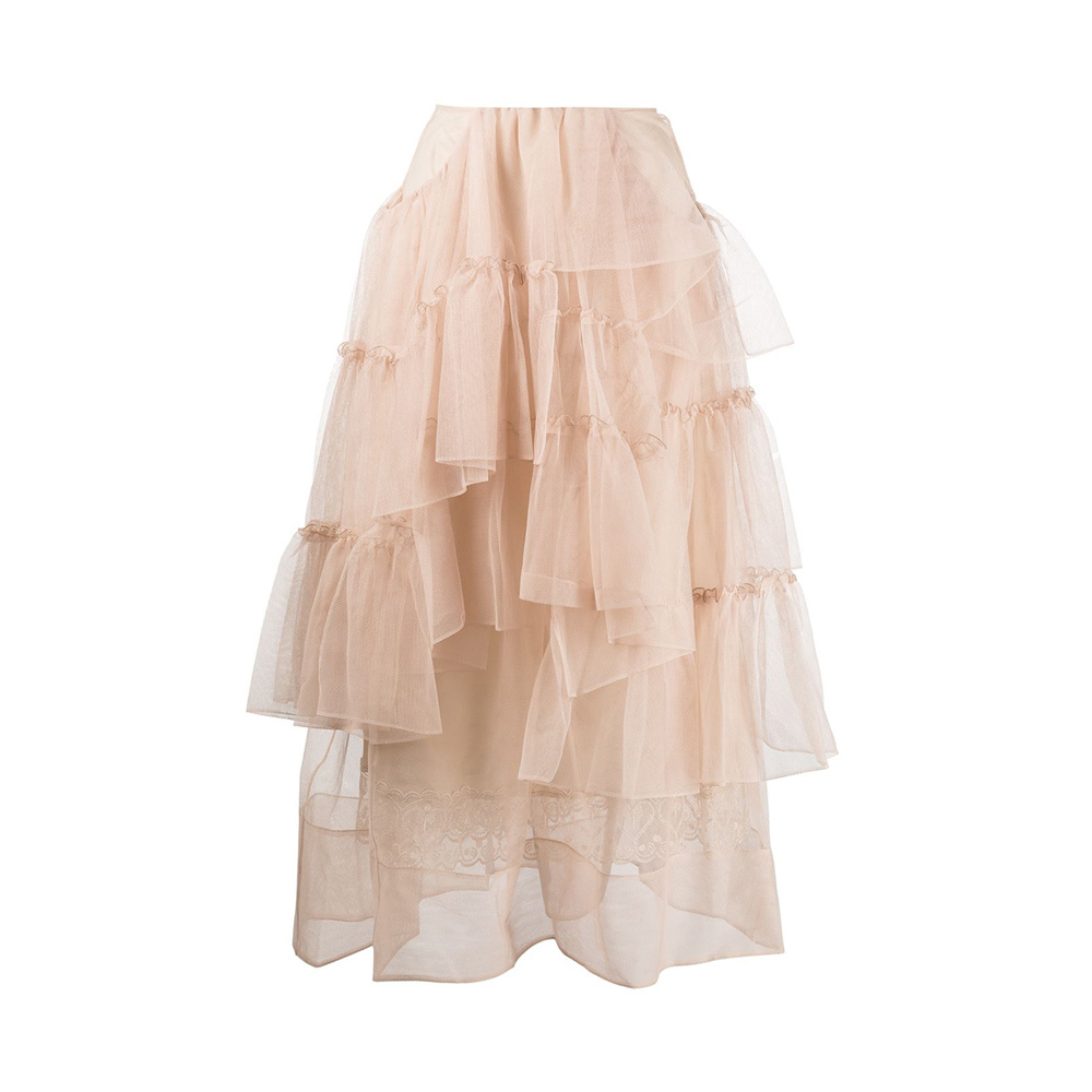 商品Simone Rocha|SIMONE ROCHA 女粉色女士半裙 30410035-NUDE,价格¥4207,第1张图片