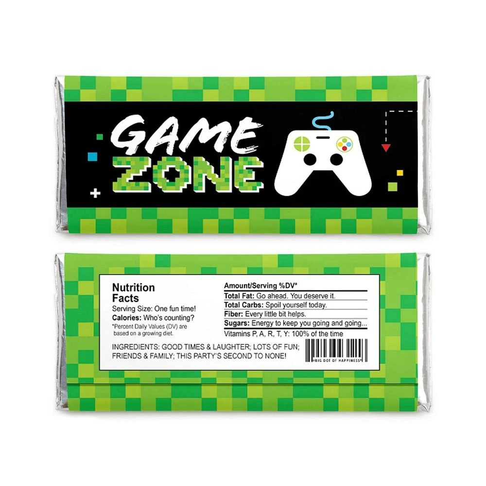 商品Big Dot of Happiness|Game Zone - Candy Bar Wrapper Video Game Party or Birthday Party Favors - 24 Ct,价格¥143,第2张图片详细描述