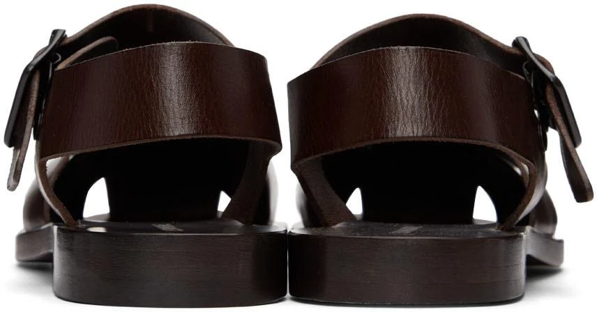 商品Lemaire|Brown Strap Sandals,价格¥2605,第4张图片详细描述