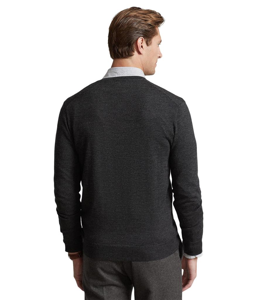 Washable Wool V-Neck Sweater商品第2张图片规格展示