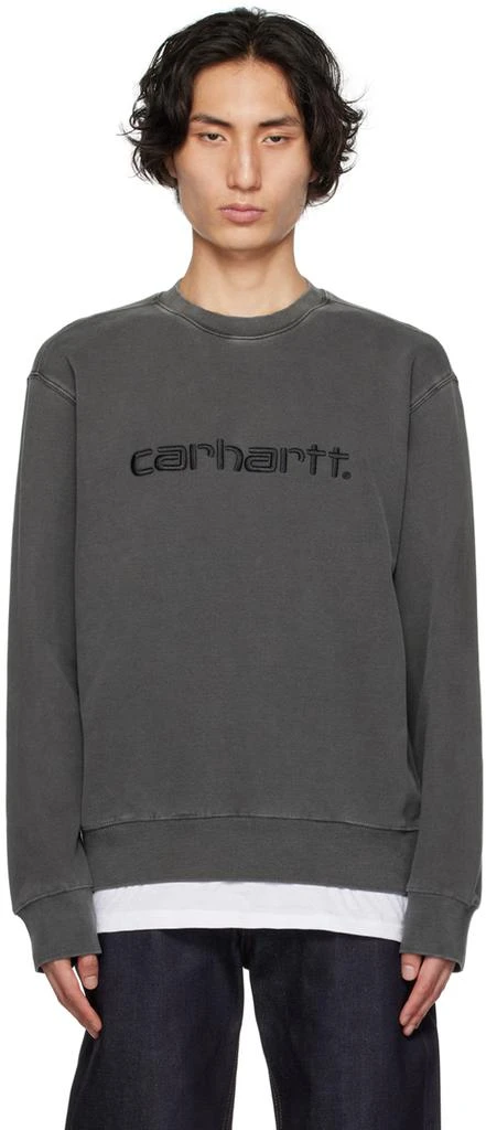 商品Carhartt WIP|Gray Duster Sweatshirt,价格¥803,第1张图片