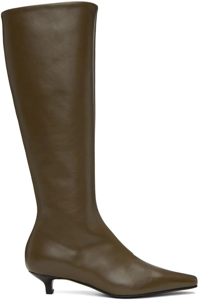 商品Totême|Brown 'The Slim' Boots,价格¥7749,第1张图片