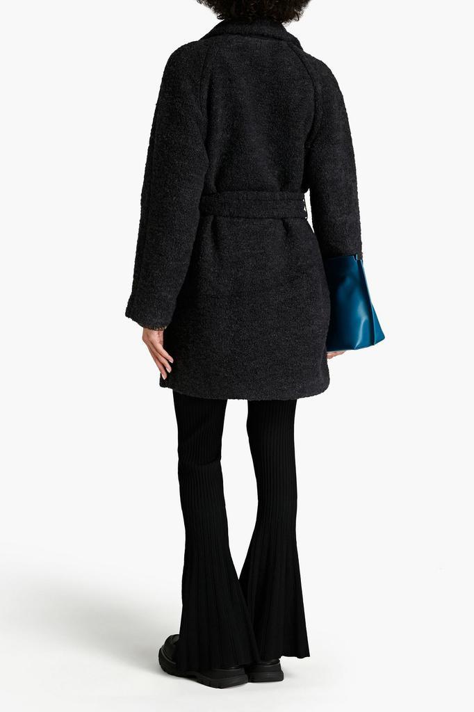 商品Ganni|Double-breasted belted wool-blend bouclé coat,价格¥1244,第5张图片详细描述