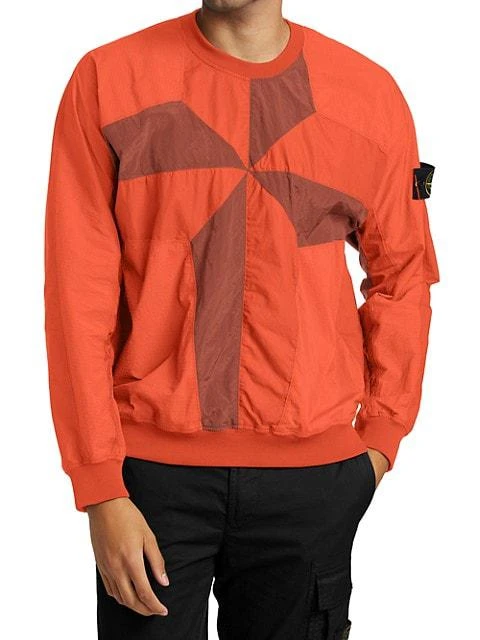 商品Stone Island|Geometric Compass Long-Sleeve Crewneck,价格¥1727,第3张图片详细描述