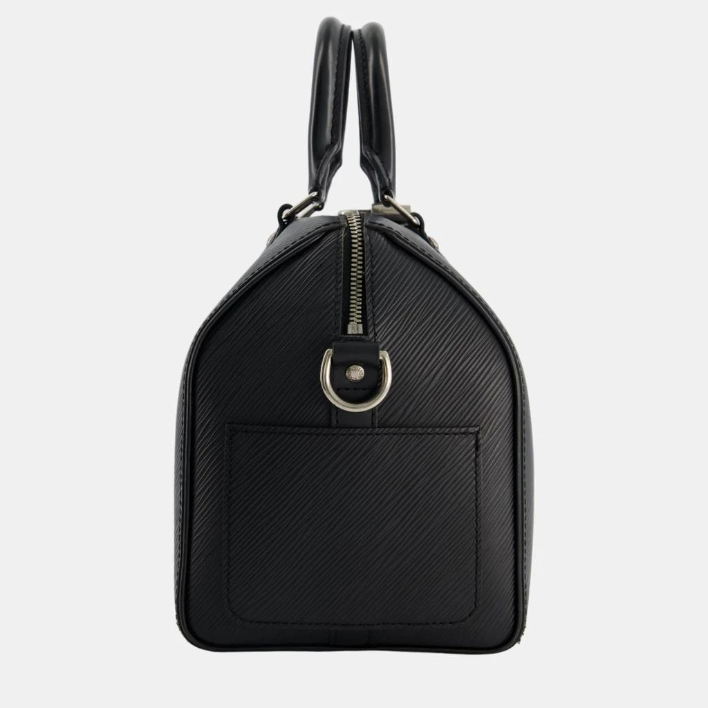 商品[二手商品] Louis Vuitton|Louis Vuitton Black 25 Speedy Bag Bandouliere in Epi Leather and Silver Hardware,价格¥9890,第5张图片详细描述