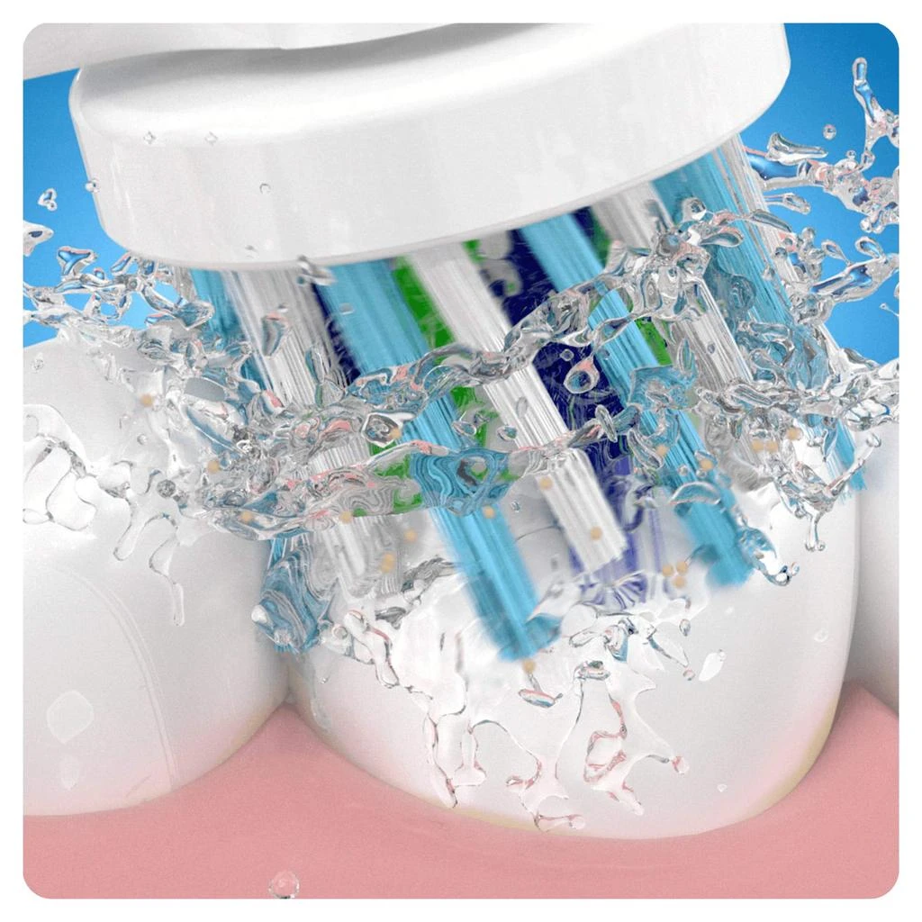 商品Oral-B|Oral B Cross Action Electric Toothbrush Replacement Brush Heads Refill, 4Count,价格¥149,第3张图片详细描述