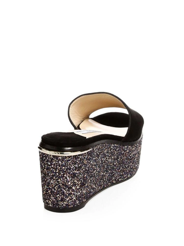 商品Jimmy Choo|Deedee Glitter Wedge Slides,价格¥1574,第2张图片详细描述