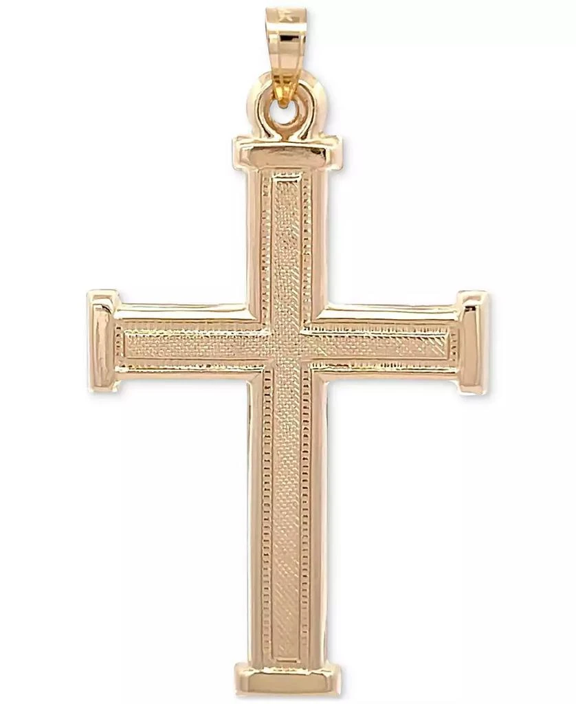 商品Macy's|Cross Pendant in 14k Yellow Gold,价格¥8158,第1张图片