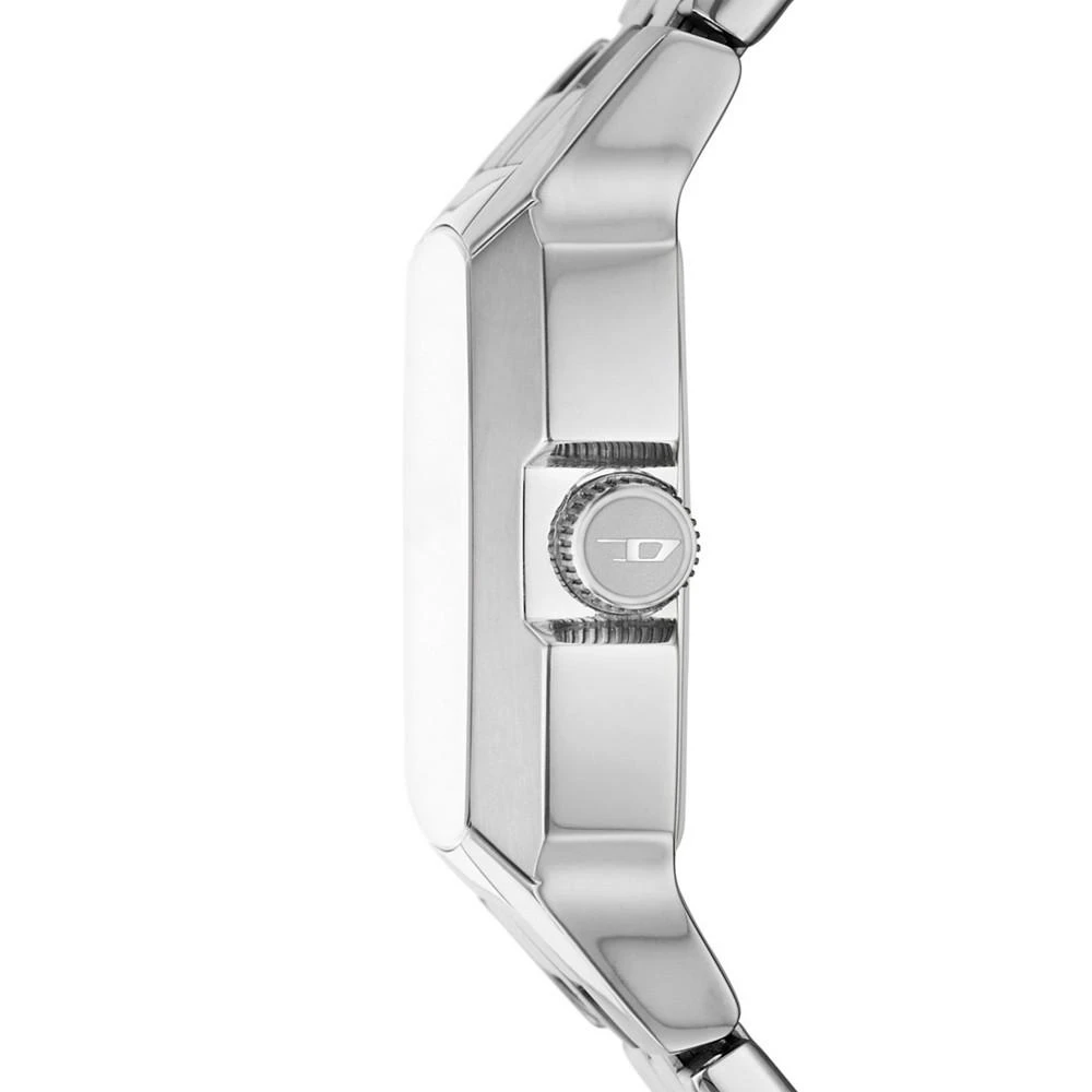 商品Diesel|Men's Cliffhanger Silver-Tone Stainless Steel Bracelet Watch, 36mm,价格¥1170,第2张图片详细描述