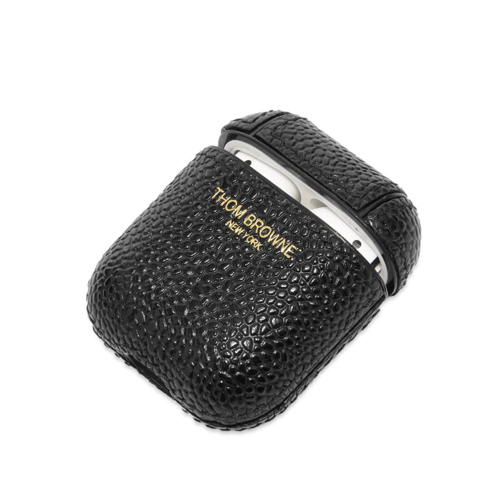 商品Thom Browne|Thom Browne Leather Airpods Holder,价格¥1142,第5张图片详细描述