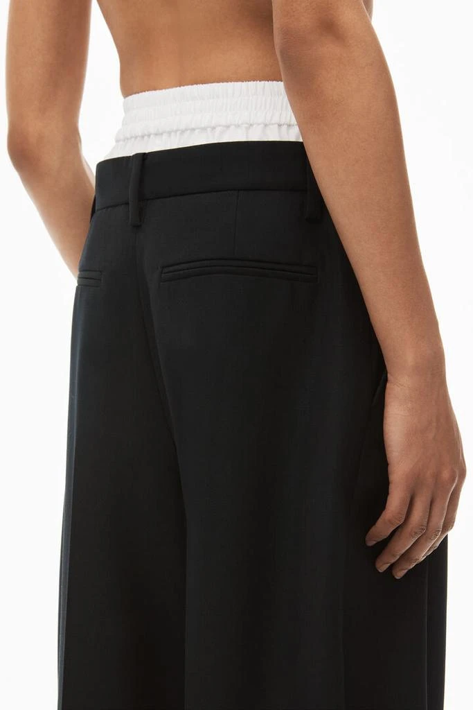 商品Alexander Wang|ALEXANDER WANG WOMEN LAYERED TAILORED CULOTTE,价格¥2392,第4张图片详细描述