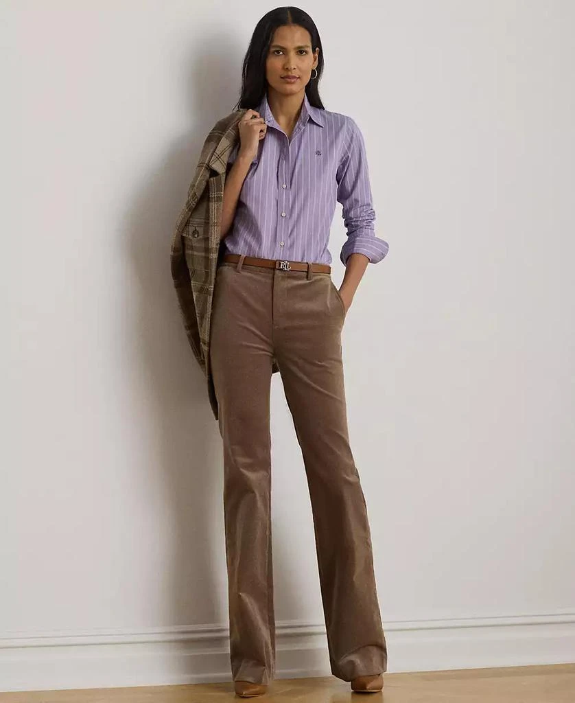 商品Ralph Lauren|Women's Classic-Fit Striped Broadcloth Shirt,价格¥733,第4张图片详细描述