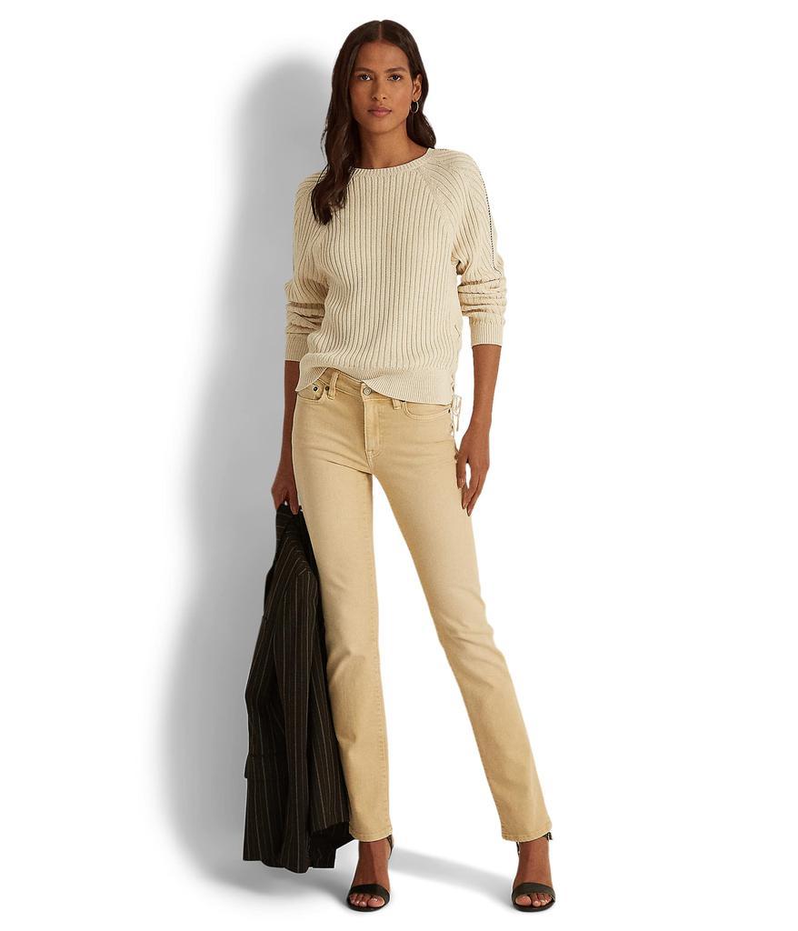 商品Ralph Lauren|Petite Linen-Blend Sweater,价格¥640,第6张图片详细描述