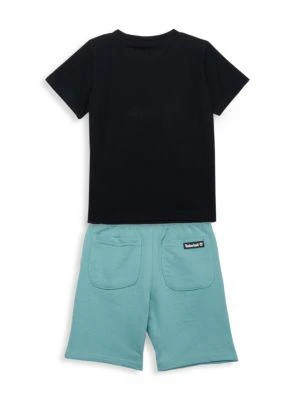 商品Timberland|Little Boy's 2-Piece Logo T-Shirt & Shorts Set,价格¥119,第2张图片详细描述
