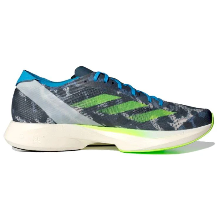 商品[国内直发] Adidas|adidas Adizero Takumi Sen 10 舒适百搭 网布减震耐磨 低帮 碳板跑步鞋 男款 白蓝黄,价格¥897,第3张图片详细描述