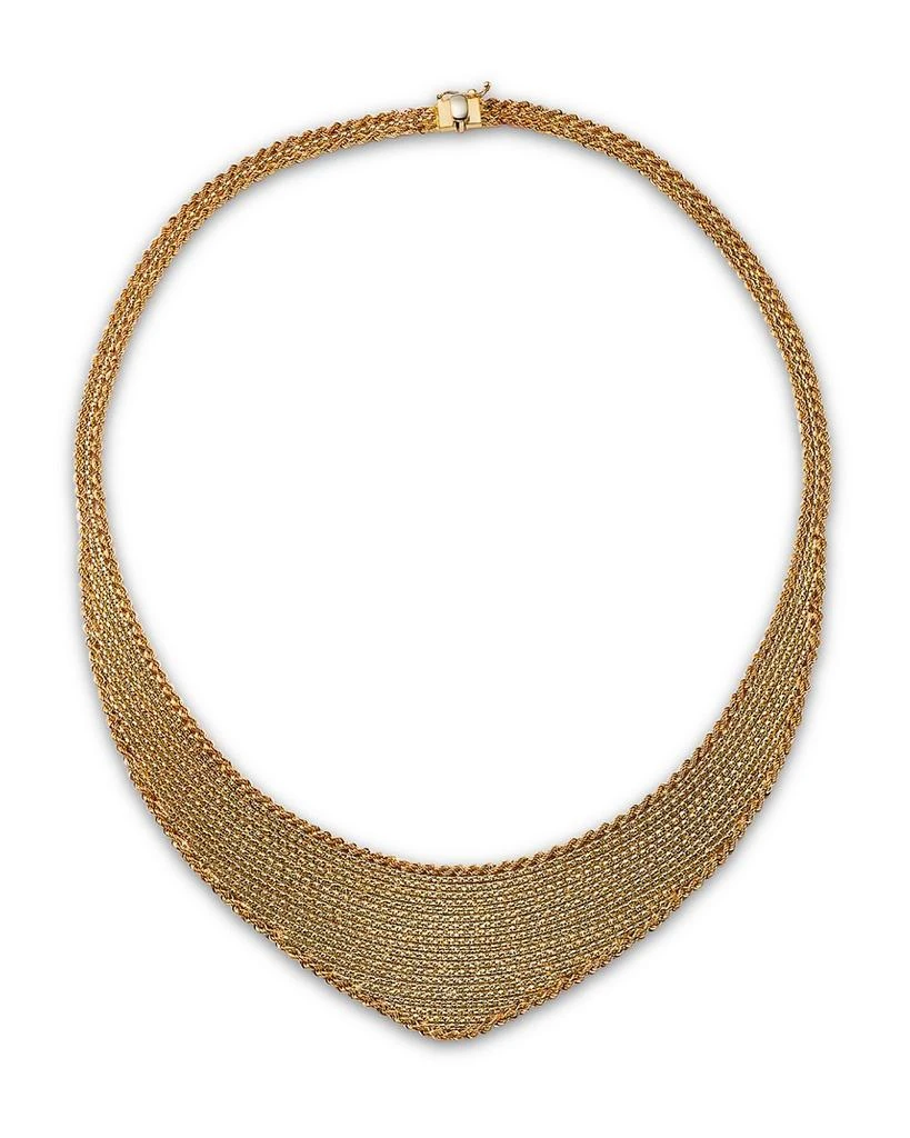 商品Alberto Amati|14K Yellow Gold Mesh Rope Necklace, 17",价格¥43060,第1张图片