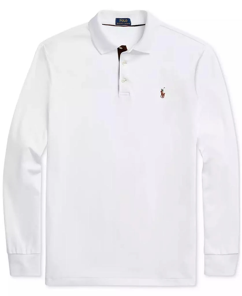 商品Ralph Lauren|男士经典版型长袖柔软棉质 Polo 衫,价格¥343,第5张图片详细描述
