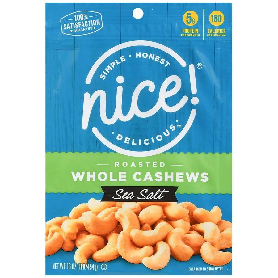 商品Nice!|Roasted Whole Cashews Sea Salt,价格¥75,第3张图片详细描述