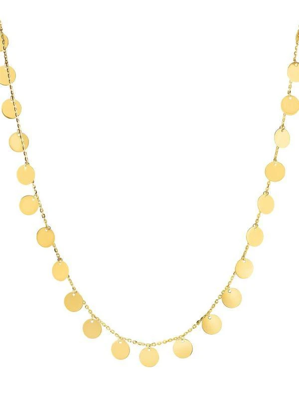 商品Saks Fifth Avenue|14K Yellow Gold Disc Necklace,价格¥5575,第1张图片