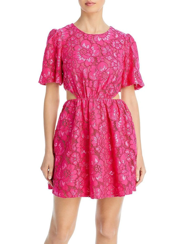 商品Wayf|Womens Lace Short Mini Dress,价格¥421-¥428,第2张图片详细描述